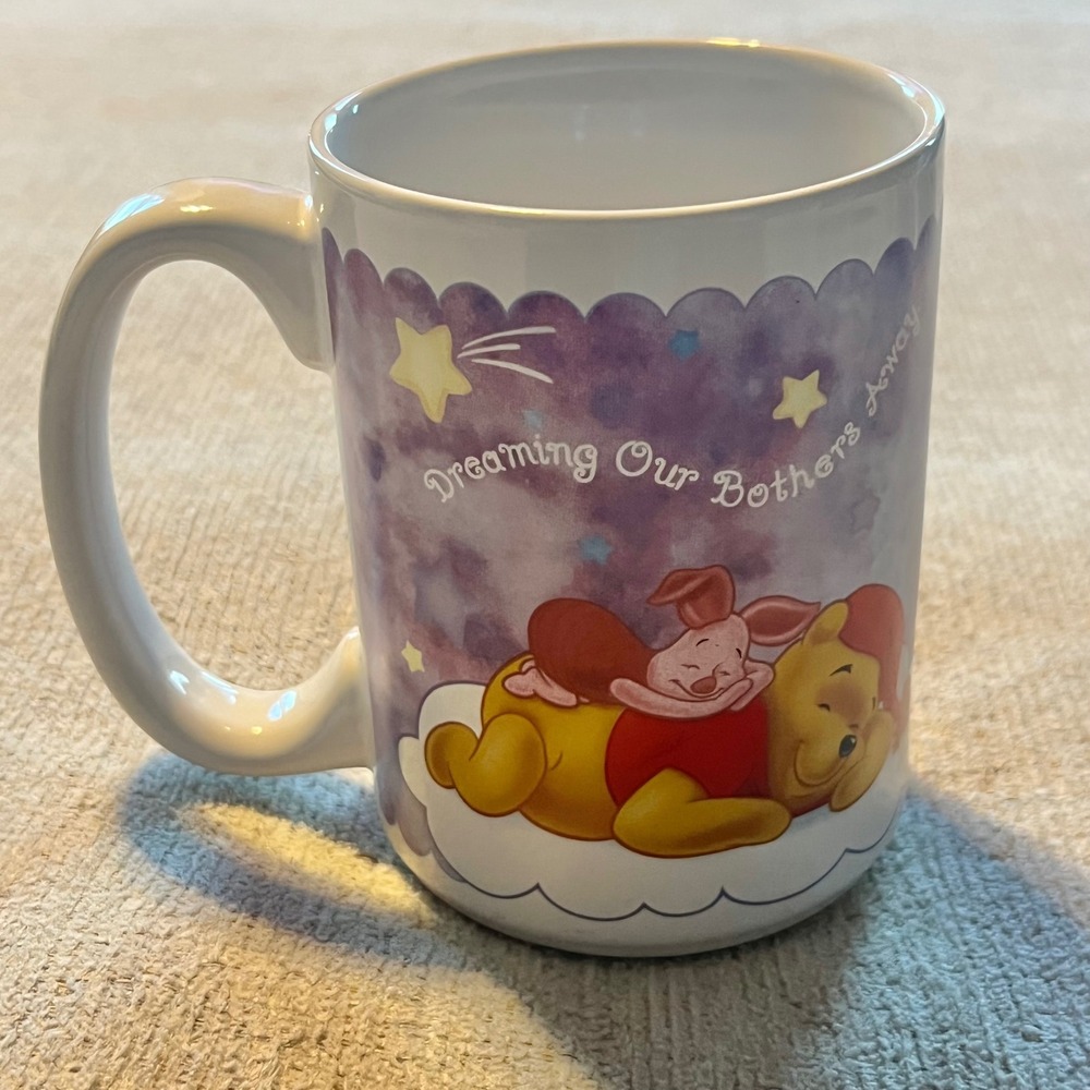 Disney Winnie the Pooh Tigger Piglet Coffee Mug Houston Harvest Dreaming Bothers